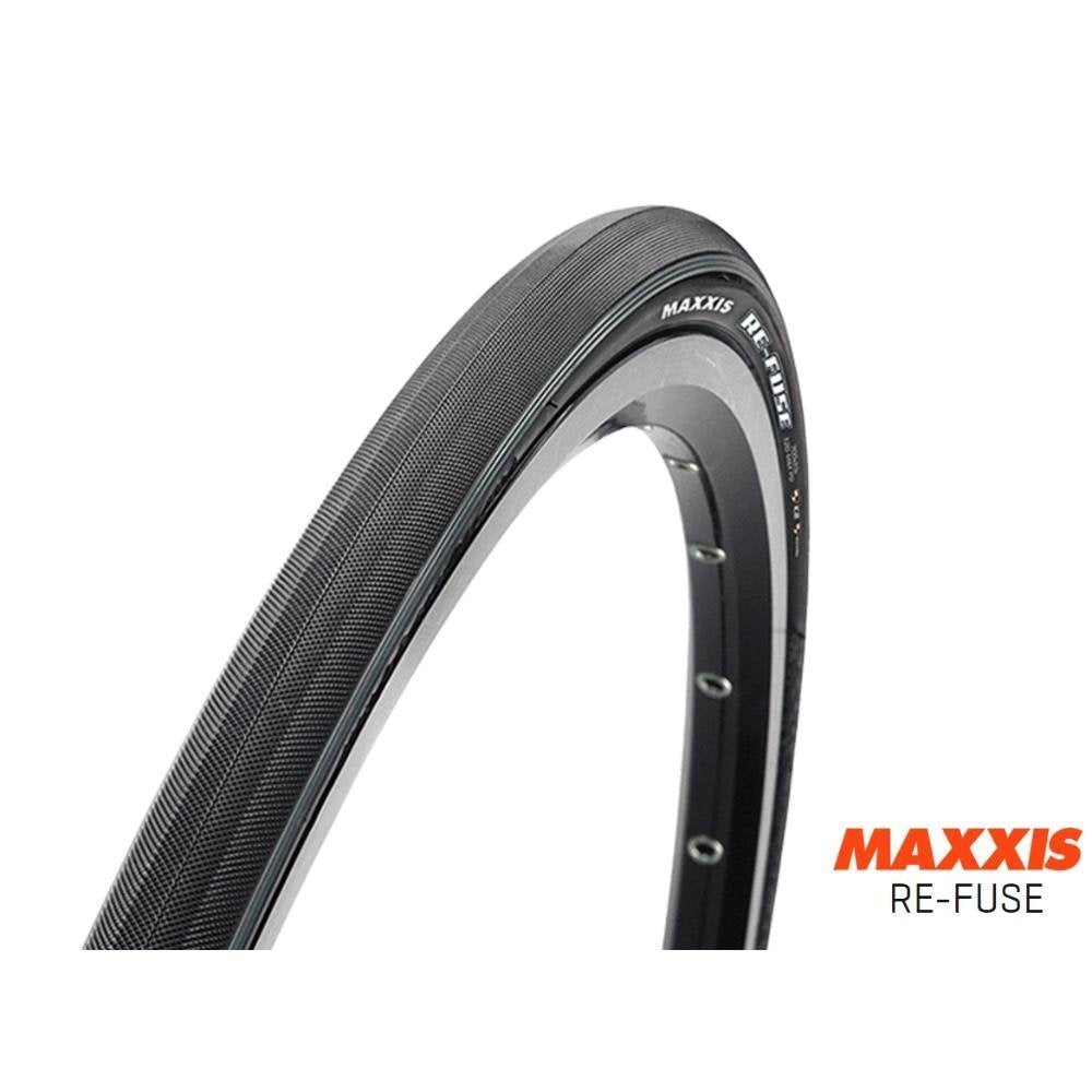 Maxxis Re-Fuse Refuse Folding Bicycle Tire 700x23 BLACK Fixed Gear Road